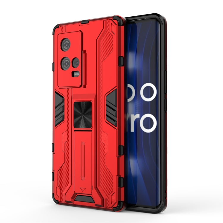 For vivo iQOO 8 Pro Supersonic PC + TPU Shock-proof Protective Case with Holder