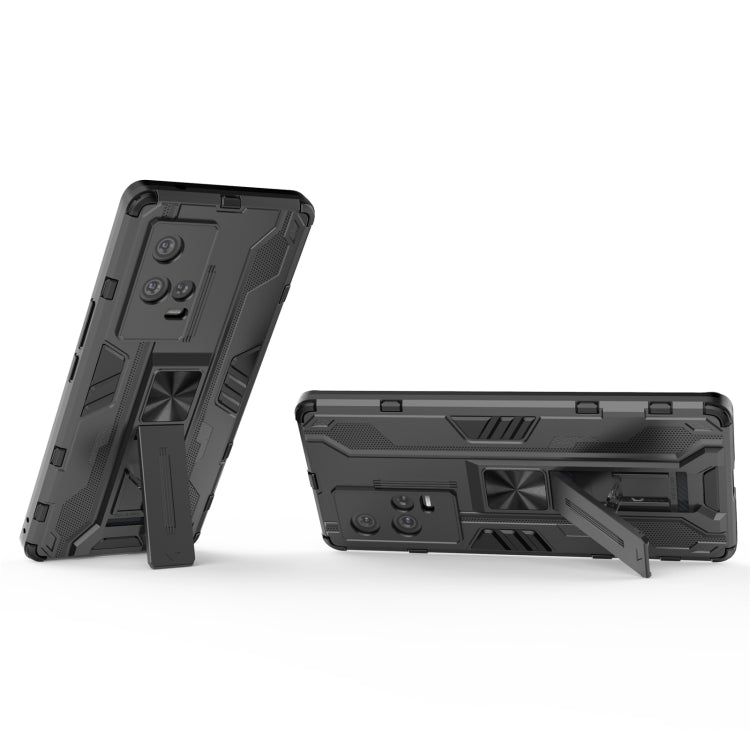 For vivo iQOO 8 Pro Supersonic PC + TPU Shock-proof Protective Case with Holder