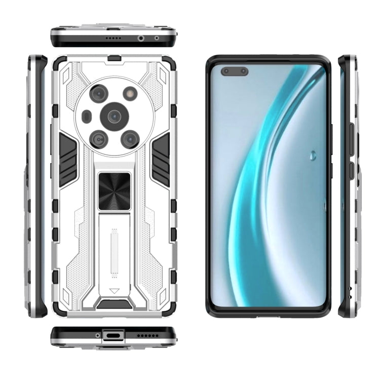 For Honor Magic3 Leather Version Supersonic PC + TPU Shock-proof Protective Case with Holder