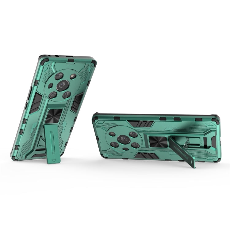 For Honor Magic3 Leather Version Supersonic PC + TPU Shock-proof Protective Case with Holder