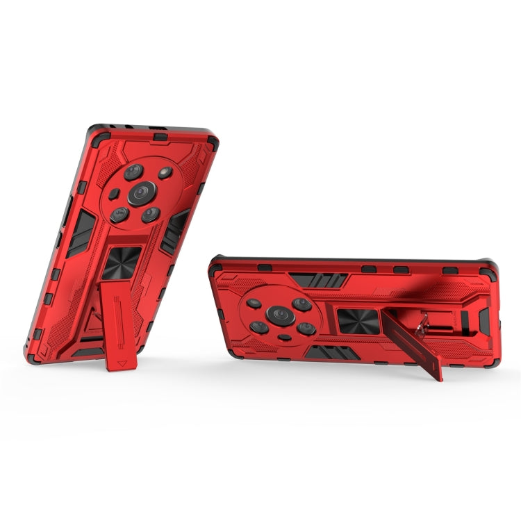 For Honor Magic3 Leather Version Supersonic PC + TPU Shock-proof Protective Case with Holder