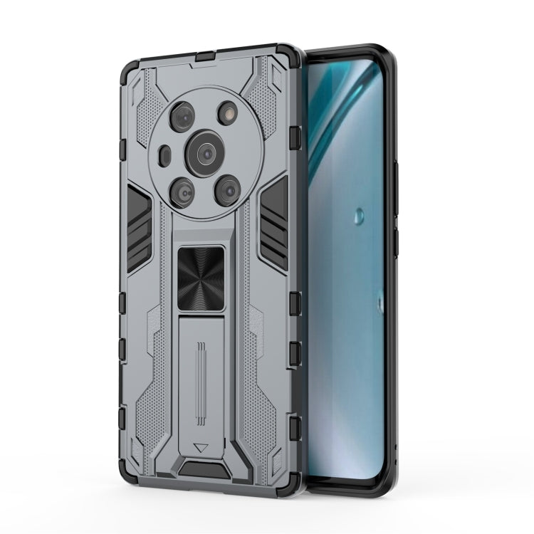 For Honor Magic3 Leather Version Supersonic PC + TPU Shock-proof Protective Case with Holder