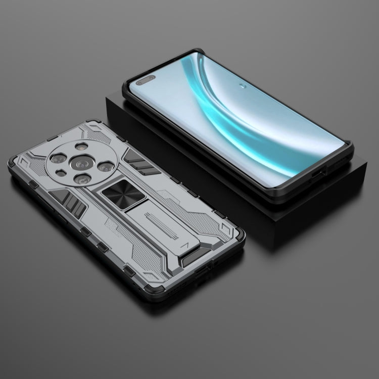 For Honor Magic3 Leather Version Supersonic PC + TPU Shock-proof Protective Case with Holder