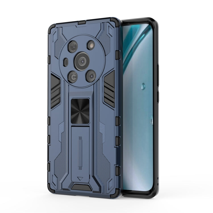 For Honor Magic3 Leather Version Supersonic PC + TPU Shock-proof Protective Case with Holder