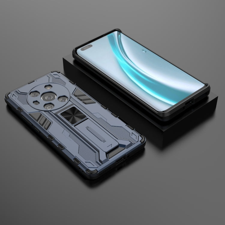 For Honor Magic3 Leather Version Supersonic PC + TPU Shock-proof Protective Case with Holder