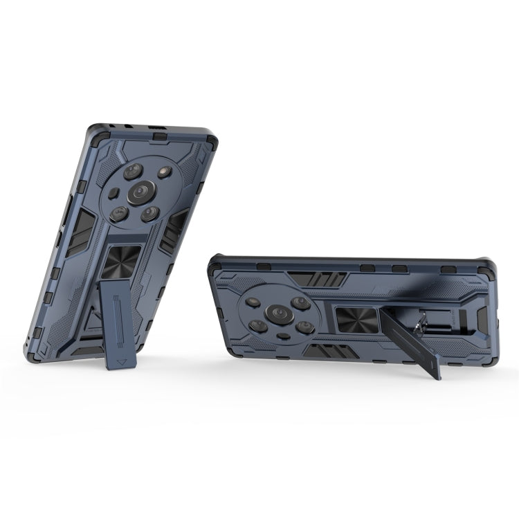 For Honor Magic3 Leather Version Supersonic PC + TPU Shock-proof Protective Case with Holder