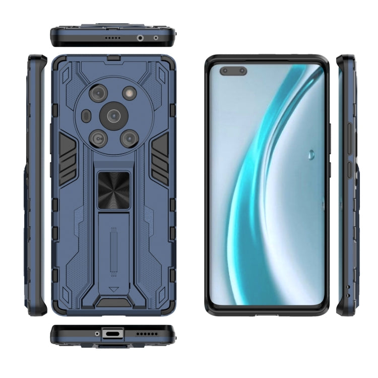 For Honor Magic3 Leather Version Supersonic PC + TPU Shock-proof Protective Case with Holder