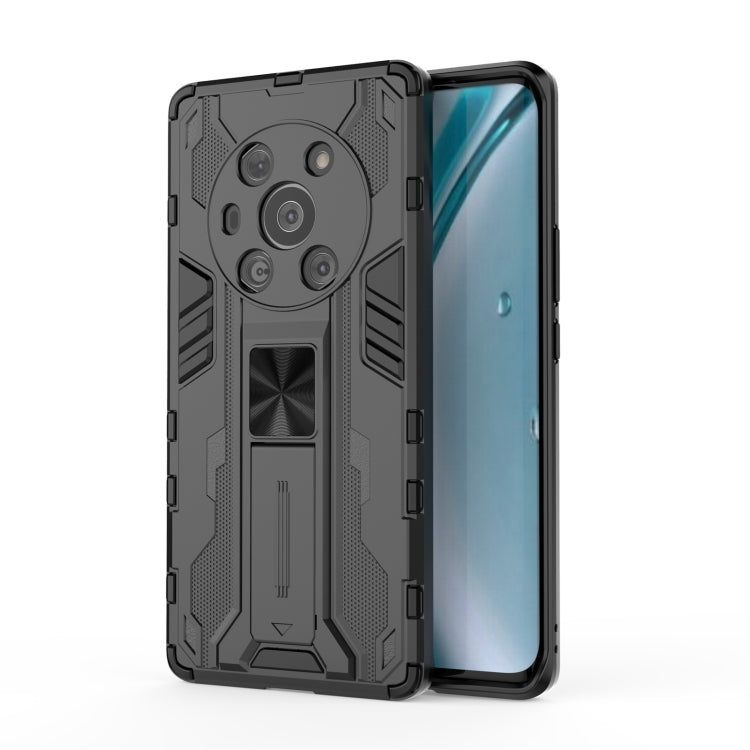 For Honor Magic3 Leather Version Supersonic PC + TPU Shock-proof Protective Case with Holder
