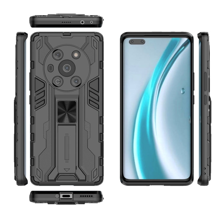 For Honor Magic3 Leather Version Supersonic PC + TPU Shock-proof Protective Case with Holder