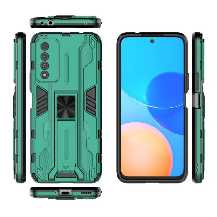 For Honor Play 5T Pro Supersonic PC + TPU Shock-proof Protective Case with Holder
