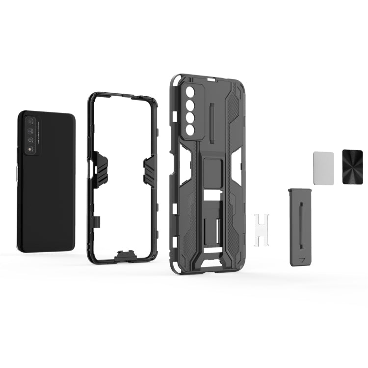 For Honor Play 5T Pro Supersonic PC + TPU Shock-proof Protective Case with Holder