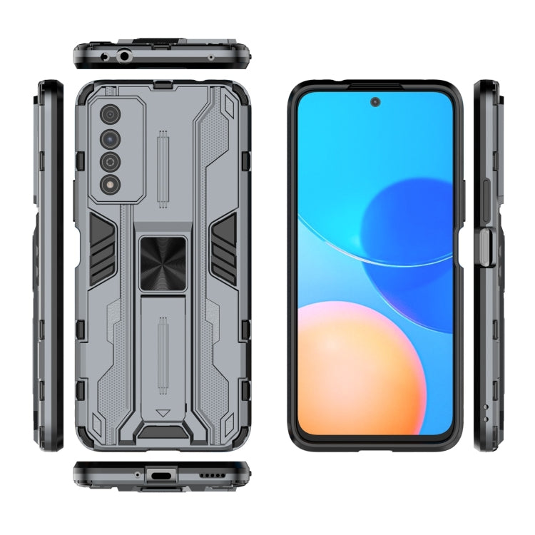 For Honor Play 5T Pro Supersonic PC + TPU Shock-proof Protective Case with Holder