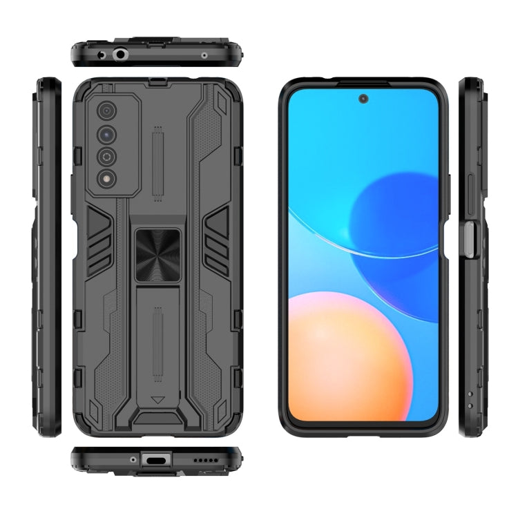 For Honor Play 5T Pro Supersonic PC + TPU Shock-proof Protective Case with Holder
