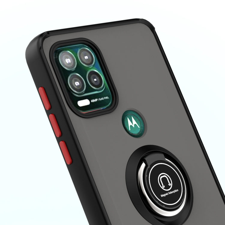For Motorola Moto G Stylus 5G Q Shadow 1 Series TPU + PC Protective Case with 360 Degrees Rotate Ring Holder