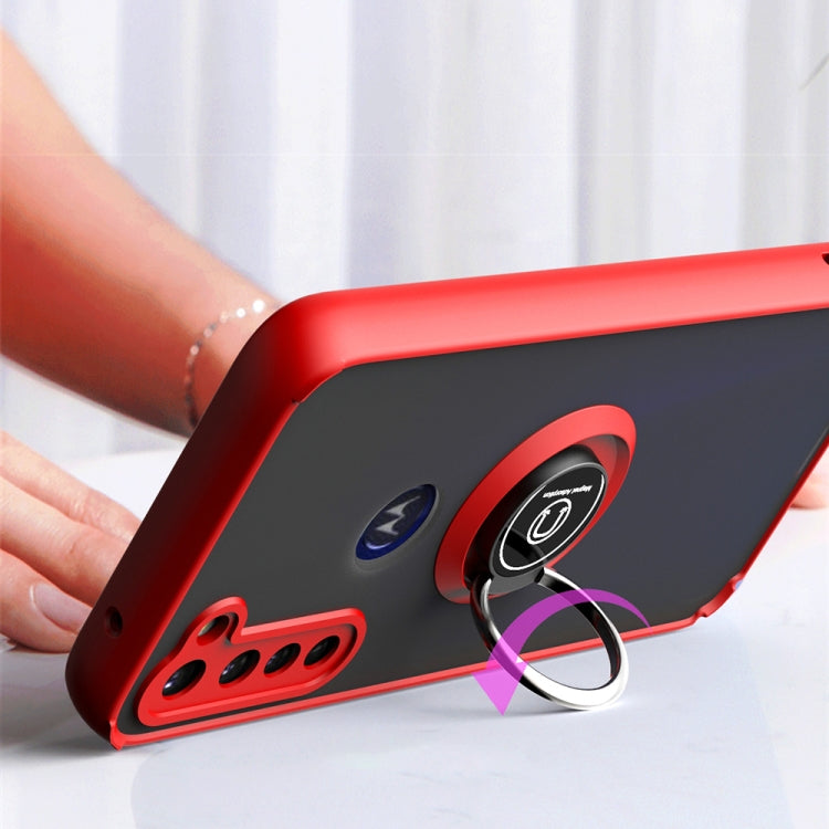 For Motorola Moto G Stylus Q Shadow 1 Series TPU + PC Protective Case with 360 Degrees Rotate Ring Holder