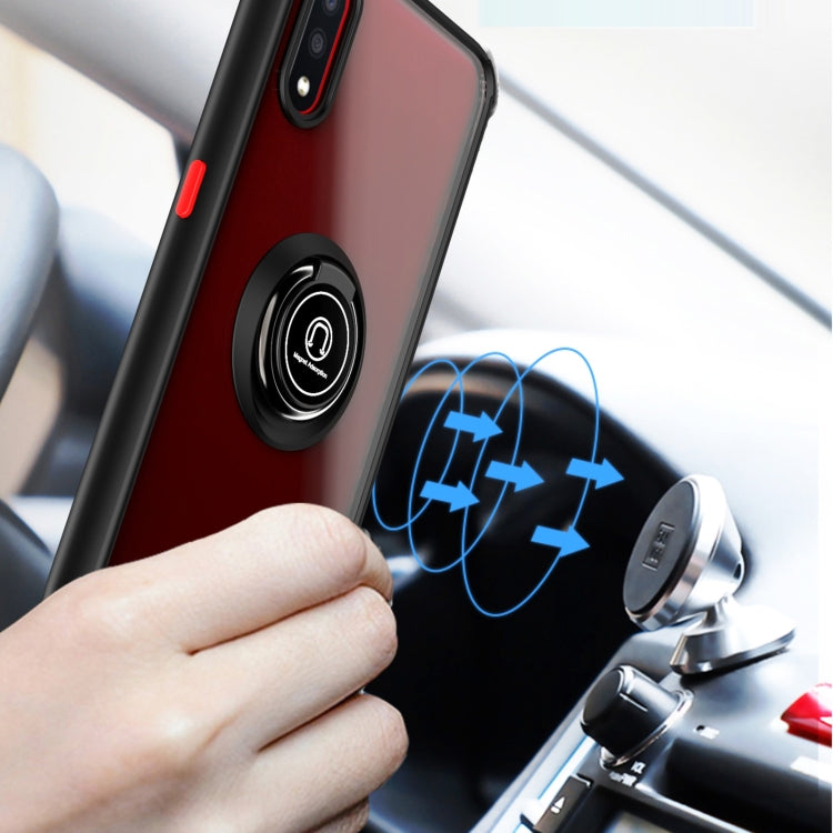For LG Stylo 6 Q Shadow 1 Series TPU + PC Protective Case with 360 Degrees Rotate Ring Holder