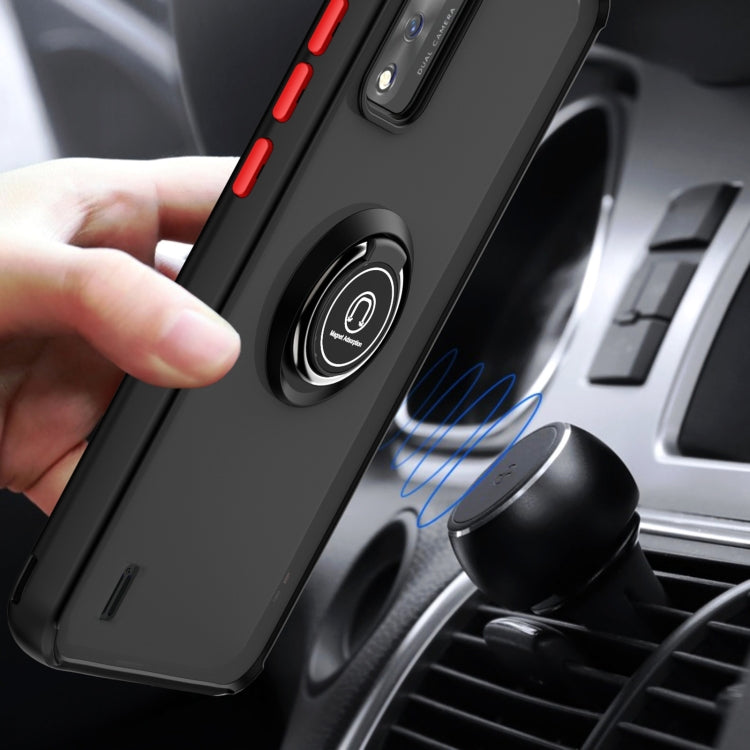 For Wiko Ride 3 Q Shadow 1 Series TPU + PC Protective Case with 360 Degrees Rotate Ring Holder