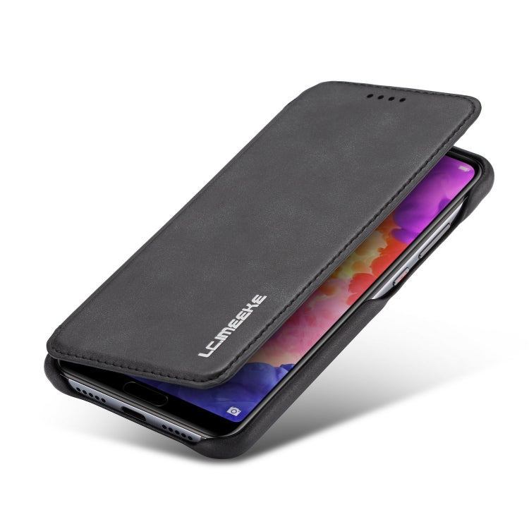 For Huawei P20 Hon Ancient Series Leather Case with Card Slots & Holder & Wallet