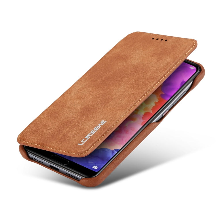 For Huawei P20 Hon Ancient Series Leather Case with Card Slots & Holder & Wallet