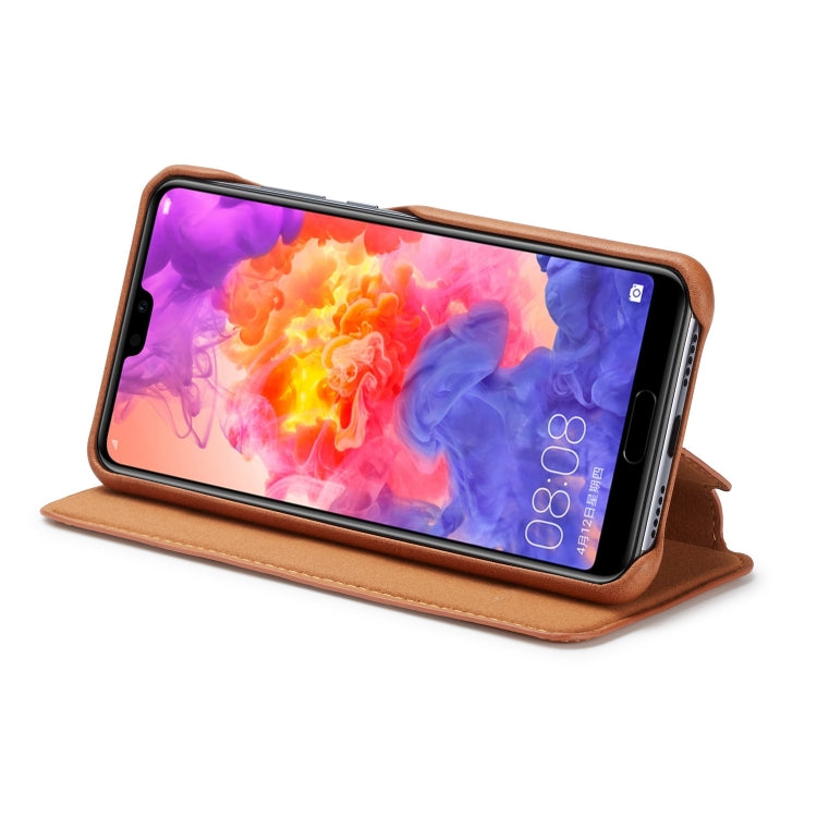 For Huawei P20 Hon Ancient Series Leather Case with Card Slots & Holder & Wallet