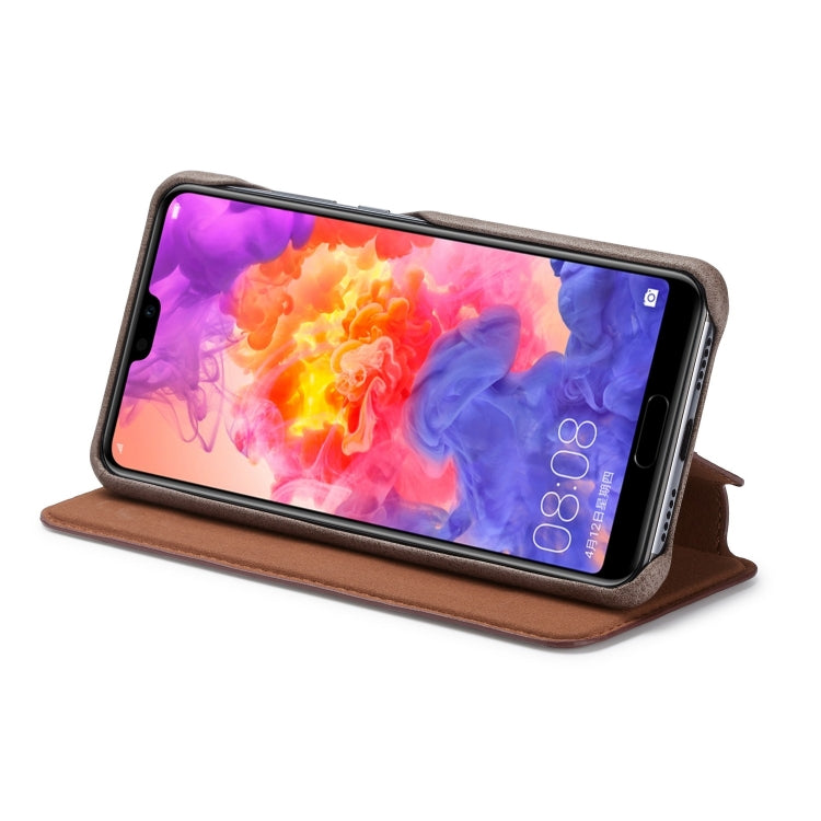 For Huawei P20 Hon Ancient Series Leather Case with Card Slots & Holder & Wallet
