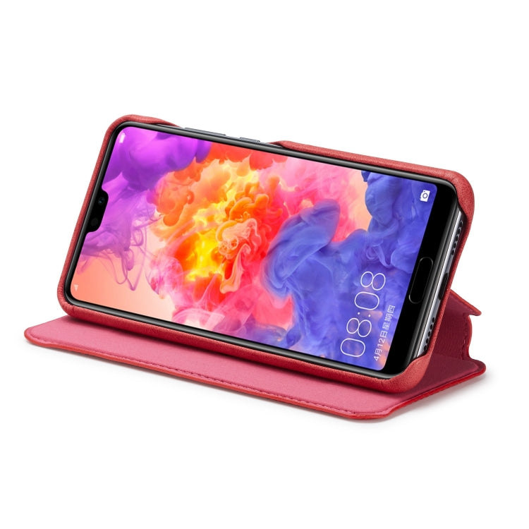 For Huawei P20 Hon Ancient Series Leather Case with Card Slots & Holder & Wallet