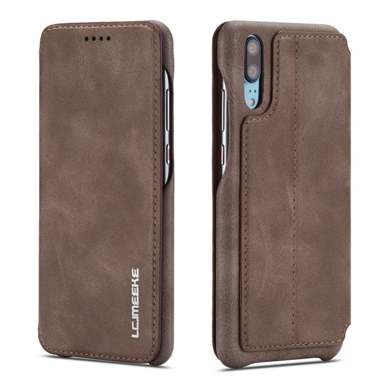 For Huawei P20 Pro Hon Ancient Series Leather Case with Card Slots & Holder & Wallet
