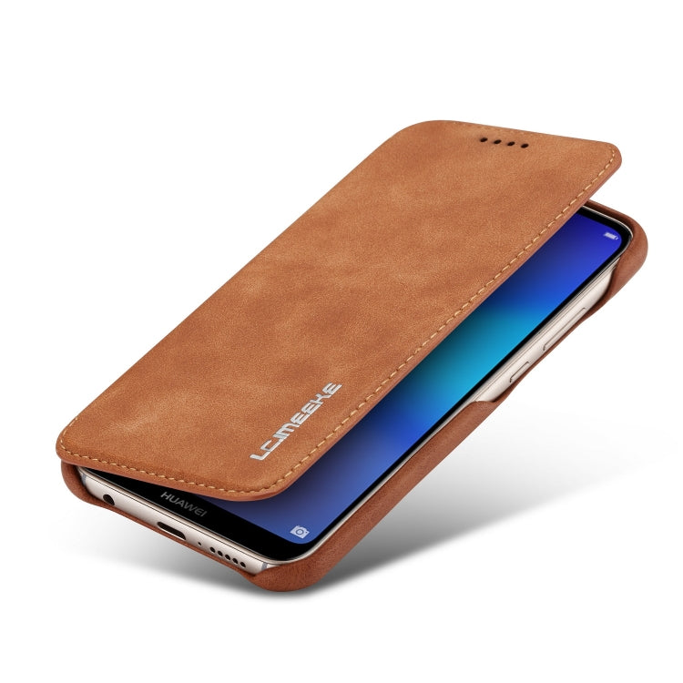 For Huawei P20 Lite Hon Ancient Series Leather Case with Card Slots & Holder & Wallet