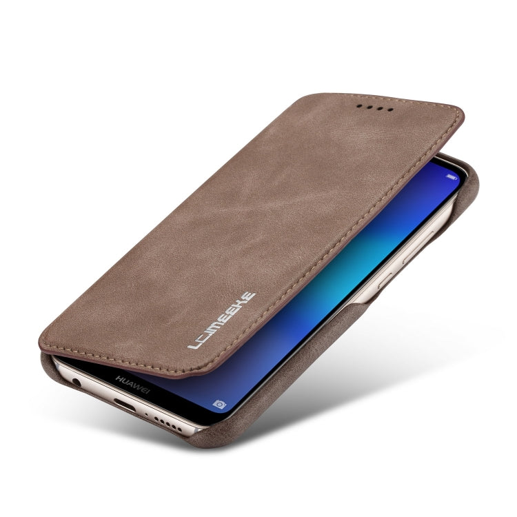 For Huawei P20 Lite Hon Ancient Series Leather Case with Card Slots & Holder & Wallet