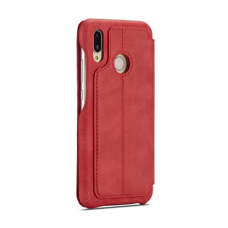 For Huawei P20 Lite Hon Ancient Series Leather Case with Card Slots & Holder & Wallet