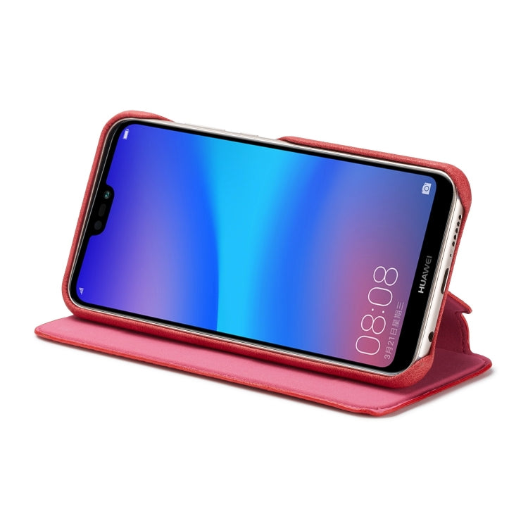 For Huawei P20 Lite Hon Ancient Series Leather Case with Card Slots & Holder & Wallet