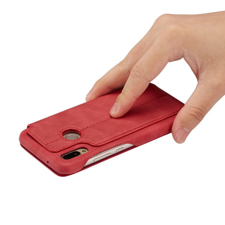 For Huawei P20 Lite Hon Ancient Series Leather Case with Card Slots & Holder & Wallet
