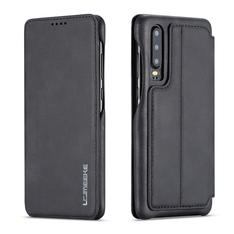 For Huawei P30 Hon Ancient Series Leather Case with Card Slots & Holder & Wallet