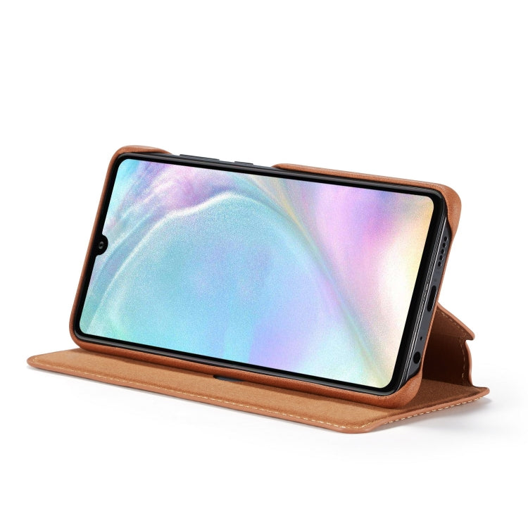 For Huawei P30 Hon Ancient Series Leather Case with Card Slots & Holder & Wallet