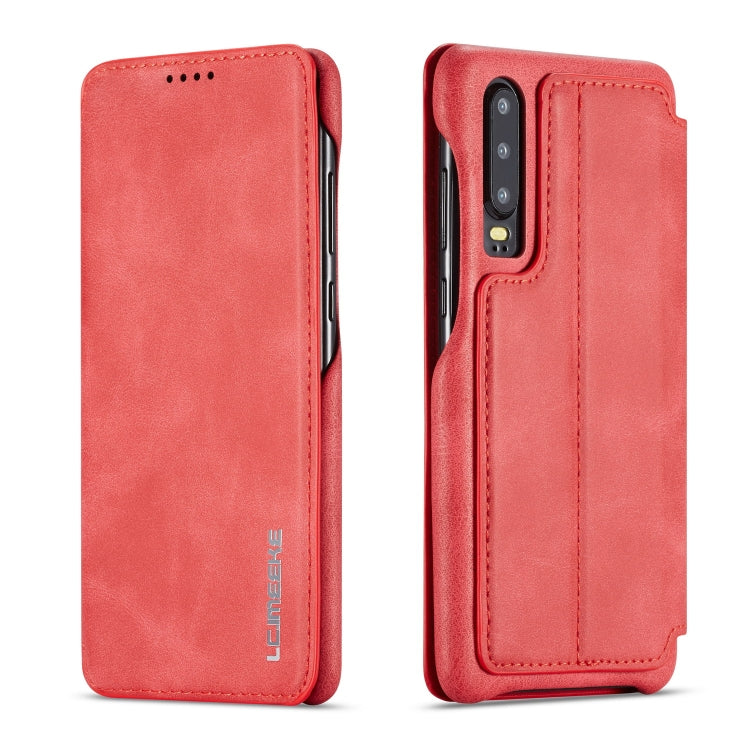 For Huawei P30 Hon Ancient Series Leather Case with Card Slots & Holder & Wallet