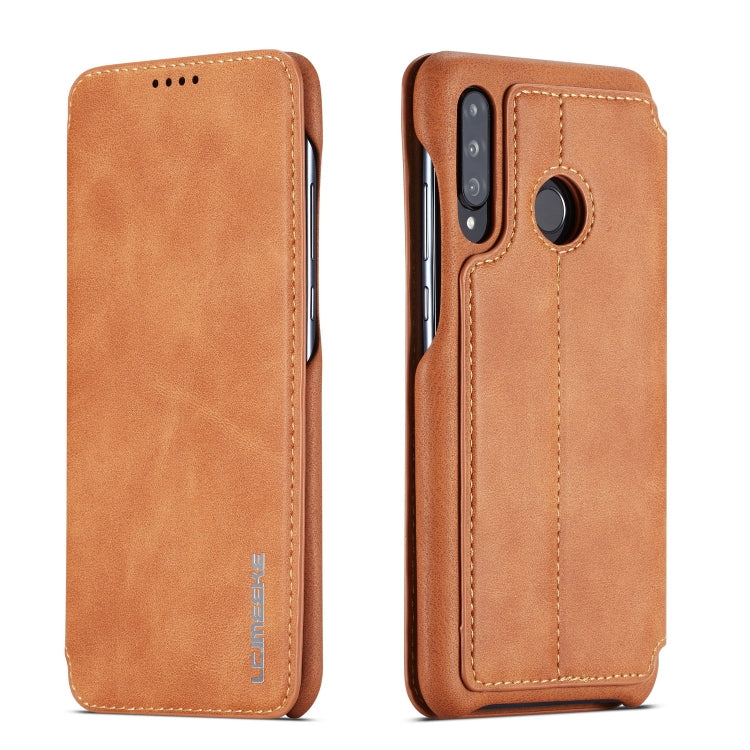 For Huawei P30 Lite Hon Ancient Series Leather Case with Card Slots & Holder & Wallet