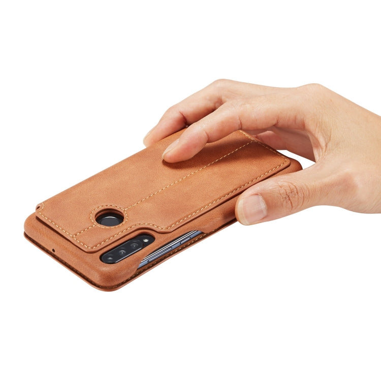 For Huawei P30 Lite Hon Ancient Series Leather Case with Card Slots & Holder & Wallet