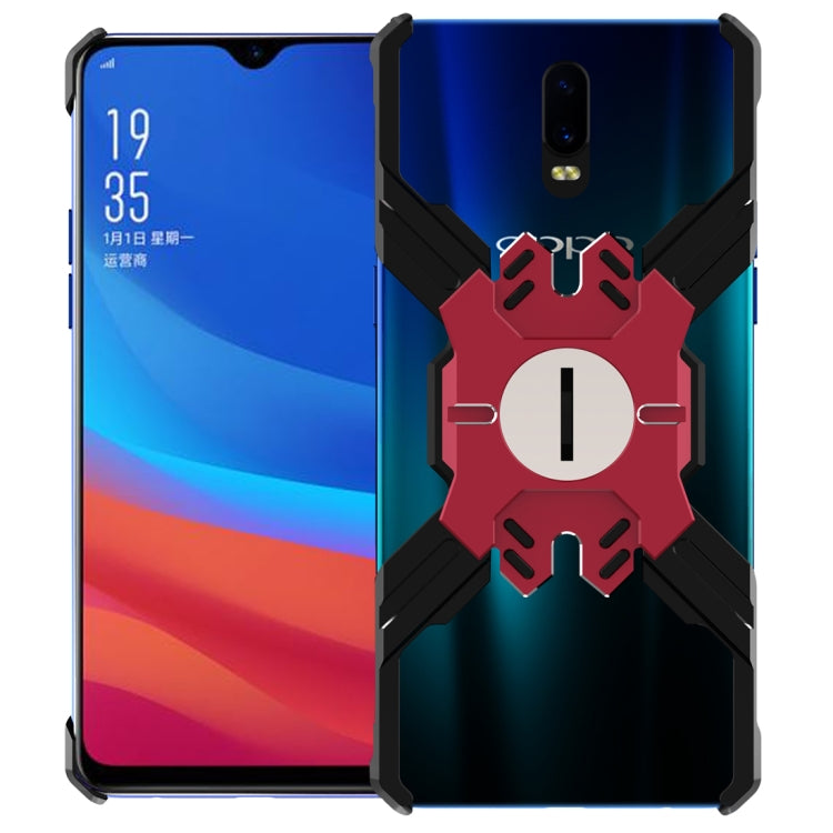 For OPPO R17 Hero Series Anti-fall Wear-resistant Metal Protective Case with Bracket