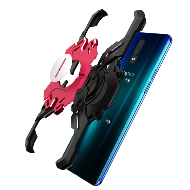 For OPPO R17 Pro Hero Series Anti-fall Wear-resistant Metal Protective Case with Bracket
