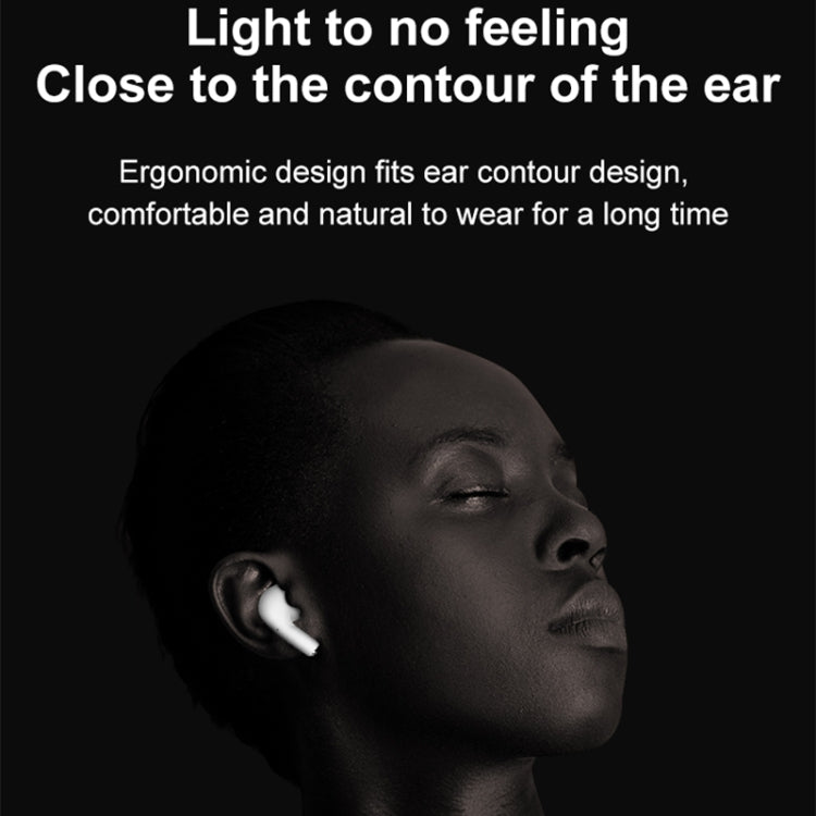 K58 True Wireless Semi-in-ear Bluetooth Earphone with Charging Box & Support Intelligent Control(Black)