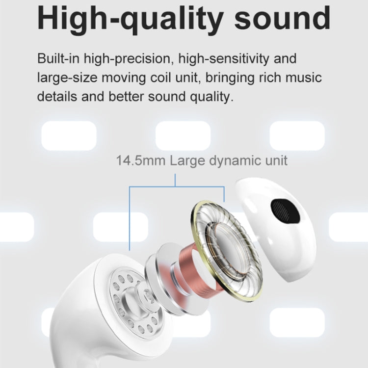 K58 True Wireless Semi-in-ear Bluetooth Earphone with Charging Box & Support Intelligent Control(Black)