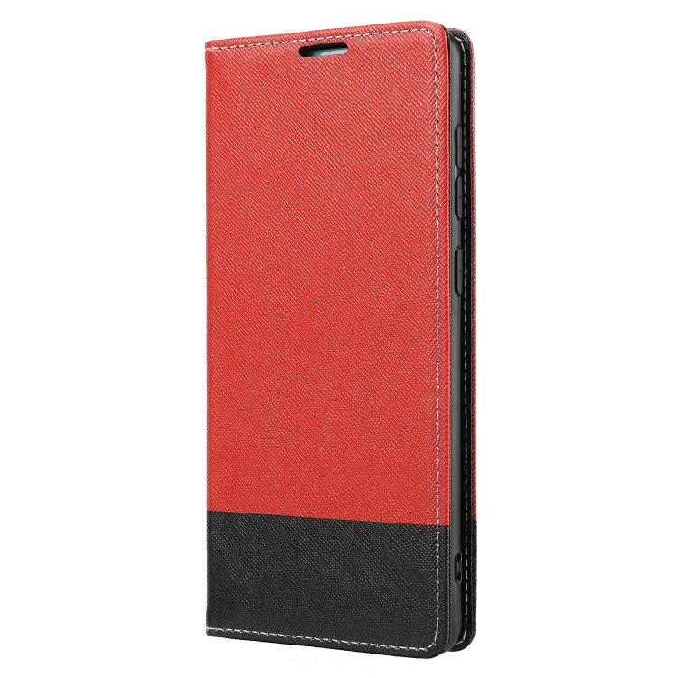 For Samsung Galaxy A21s Cross Texture Magnetic Horizontal Flip Leather Case with Card Slots & Holder & Wallet