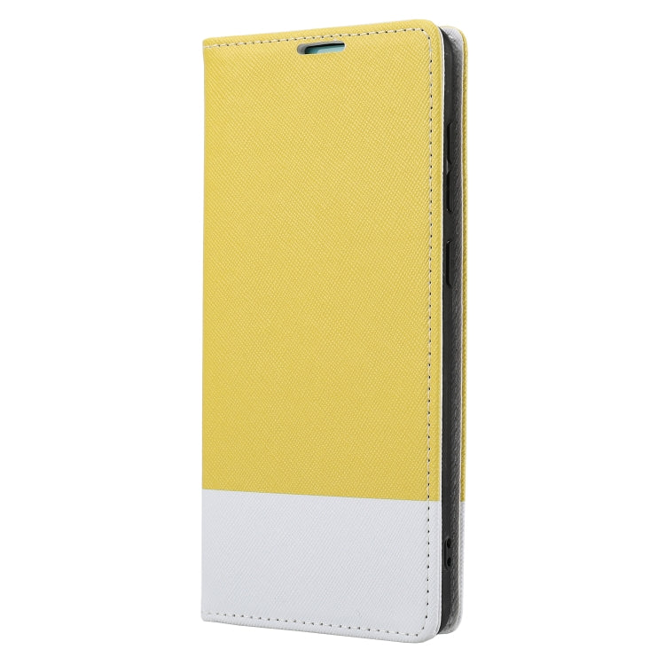 For Samsung Galaxy A21s Cross Texture Magnetic Horizontal Flip Leather Case with Card Slots & Holder & Wallet