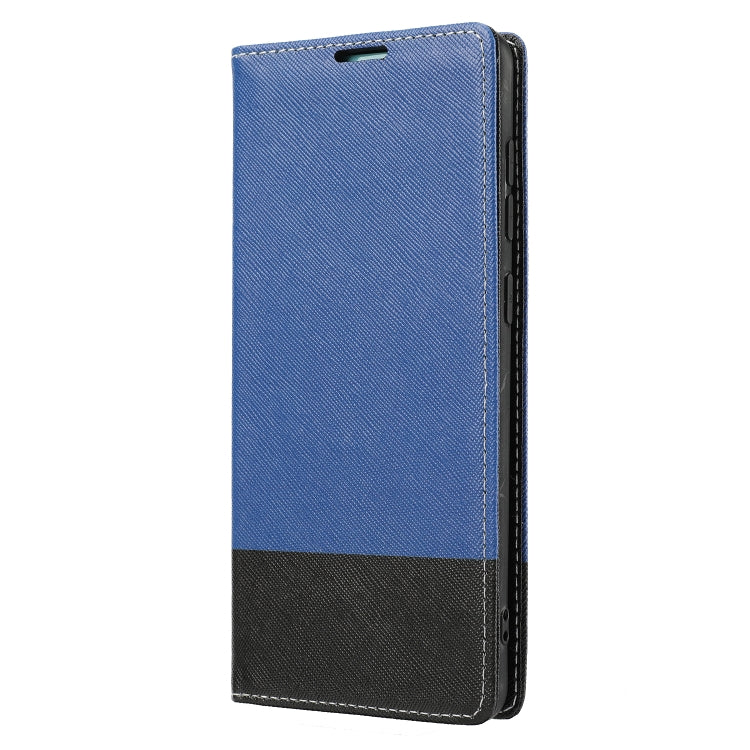 For Samsung Galaxy A21s Cross Texture Magnetic Horizontal Flip Leather Case with Card Slots & Holder & Wallet