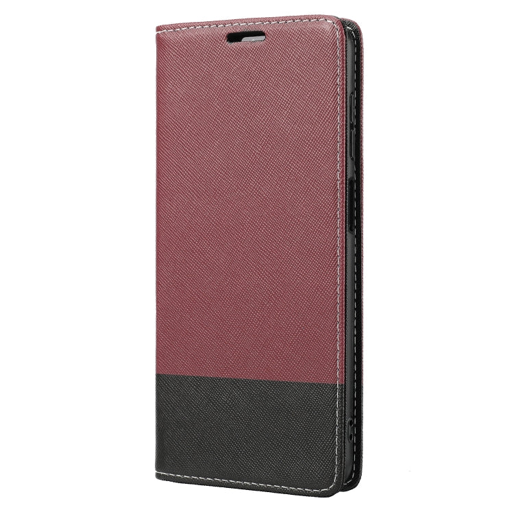 For Samsung Galaxy A22 4G Cross Texture Magnetic Horizontal Flip Leather Case with Card Slots & Holder & Wallet
