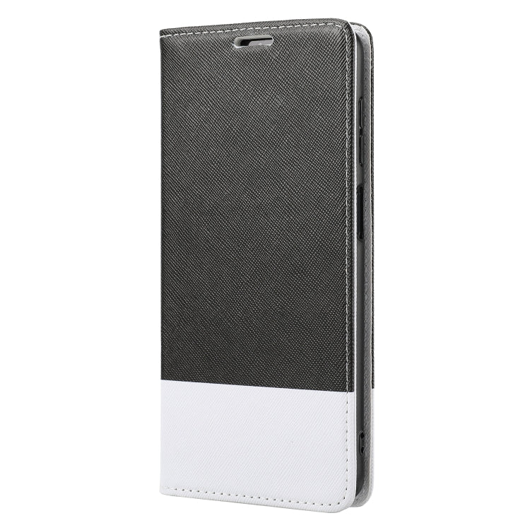 For Samsung Galaxy A30 Cross Texture Magnetic Horizontal Flip Leather Case with Card Slots & Holder & Wallet