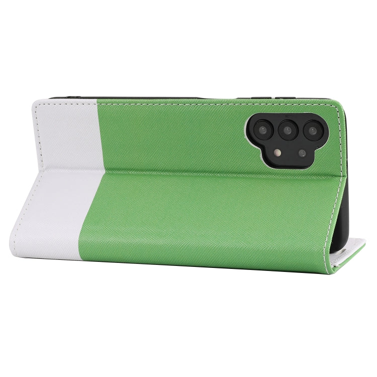 For Samsung Galaxy A32 4G Cross Texture Magnetic Horizontal Flip Leather Case with Card Slots & Holder & Wallet