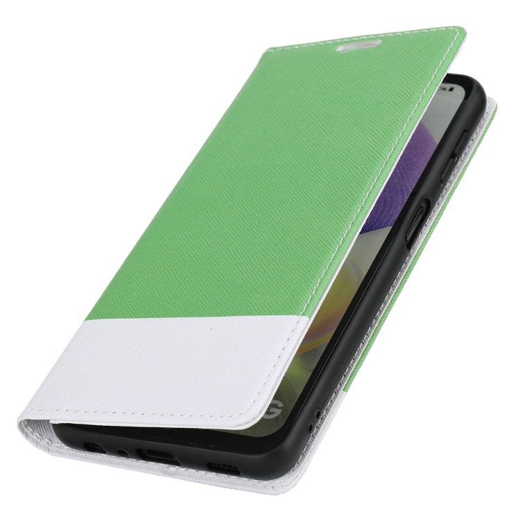 For Samsung Galaxy A32 4G Cross Texture Magnetic Horizontal Flip Leather Case with Card Slots & Holder & Wallet