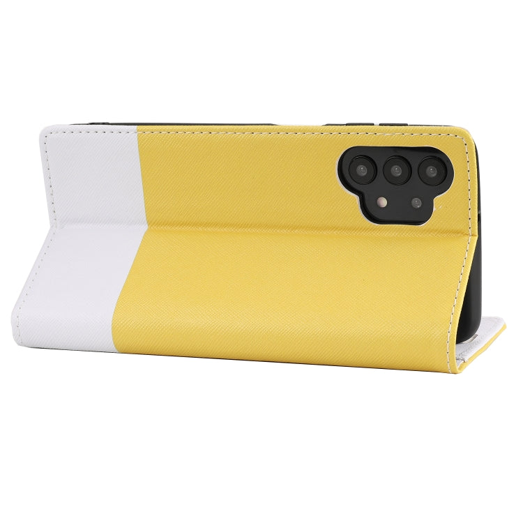 For Samsung Galaxy A32 5G Cross Texture Magnetic Horizontal Flip Leather Case with Card Slots & Holder & Wallet