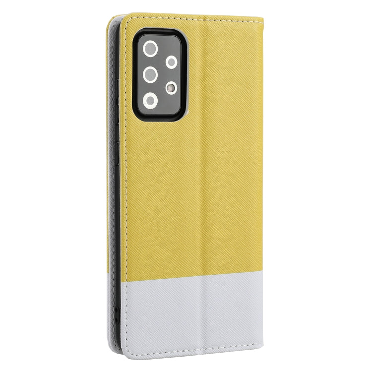 For Samsung Galaxy A52 5G / 4G Cross Texture Magnetic Horizontal Flip Leather Case with Card Slots & Holder & Wallet